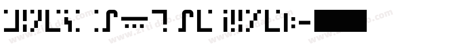 Minecraft AE Pixel字体转换